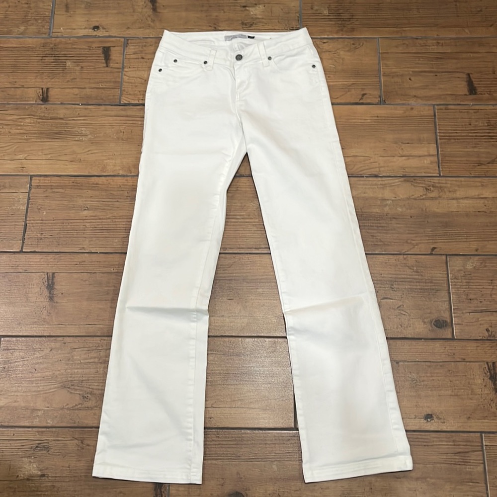 Prana Bootcut White Jeans